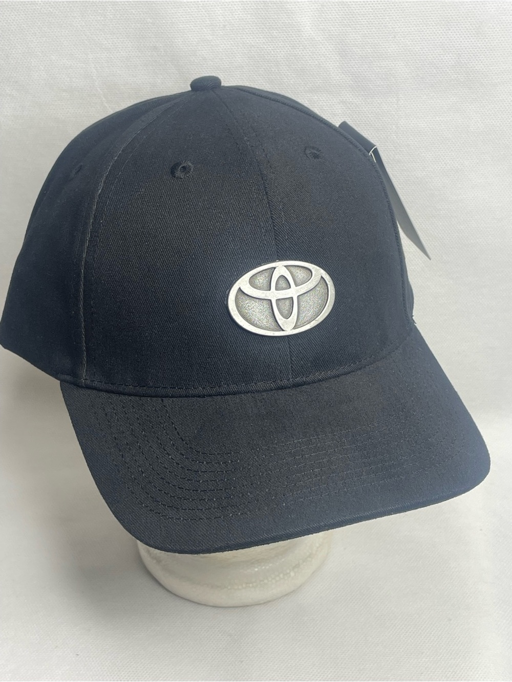 TOYOTA Fersten Worldwide Cotton Hat OSFA Black 3D Metal Logo Organic Ball Cap